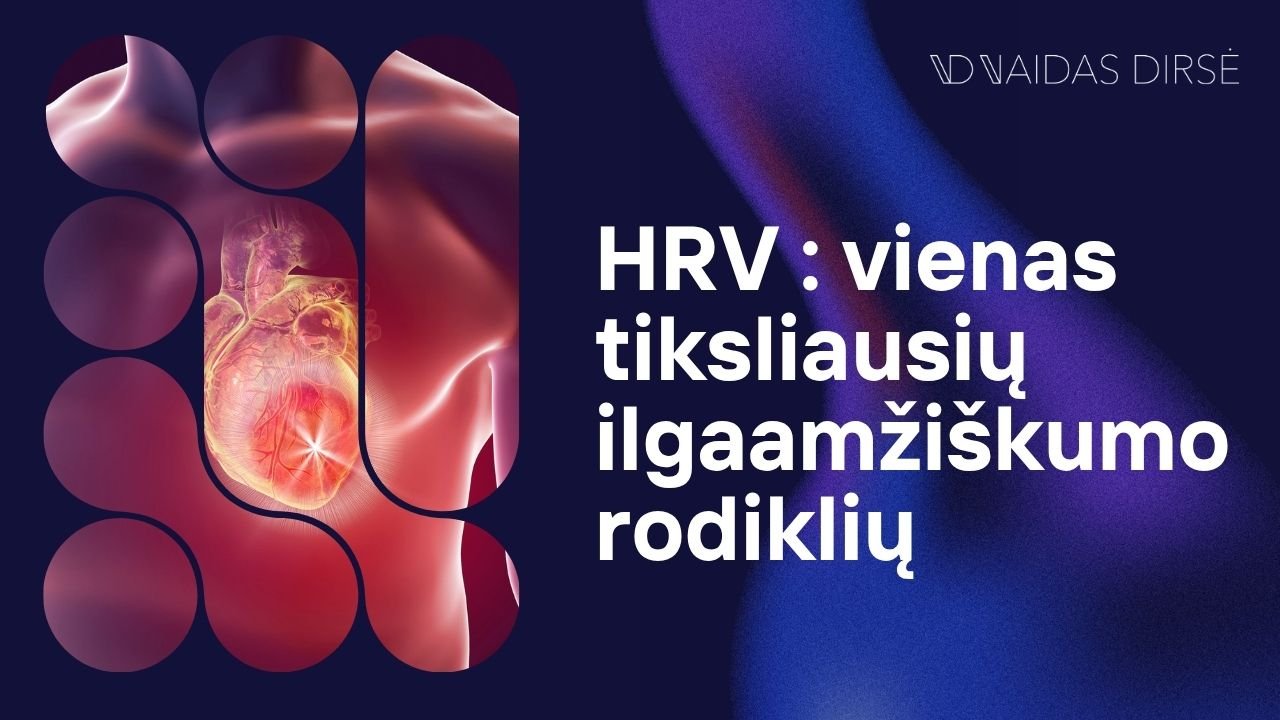 HRV (širdies ritmo kintamumas) – rodiklis, atspindintis kūno streso lygį, atsistatymą ir ilgaamžiškumo potencialą.